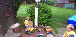 Детская площадка на дачном участке Детская площадка на дачном участке